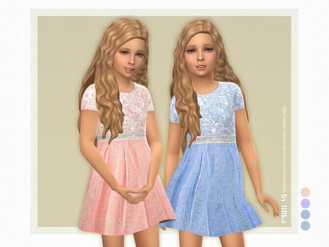 Hana Dress By Lillka Sims 4 CC