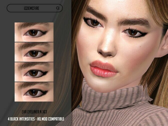 Imf Eva Eyeliner N.163 By Izziemcfire Sims 4 CC