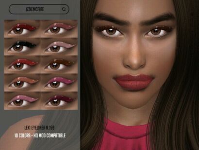 Imf Lexi Eyeliner N.159 By Izziemcfire Sims 4 CC