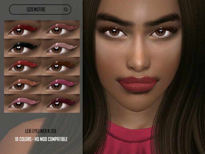 Imf Lexi Eyeliner N.159 By Izziemcfire Sims 4 CC