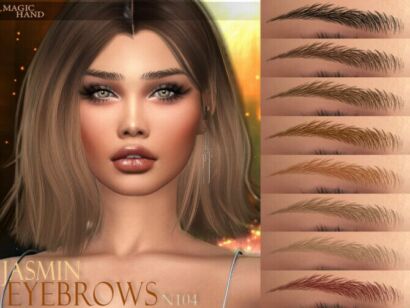 Jasmin Eyebrows N104 By Magichand Sims 4 CC