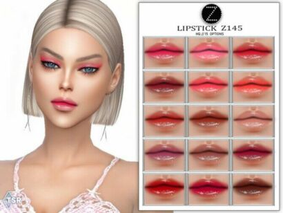 Lipstick Z145 By Zenx Sims 4 CC