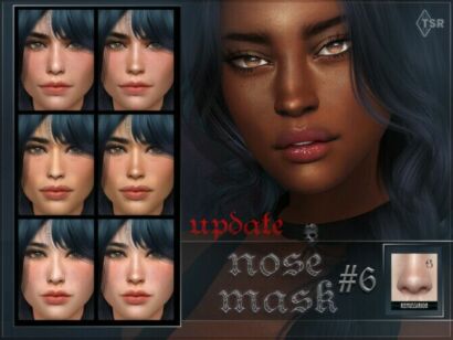 Nose Mask 06 Update For Sim Creators By Remussirion Sims 4 CC