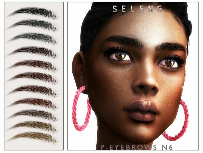 P-Eyebrows N6 By Seleng Sims 4 CC