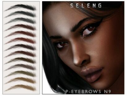 P-Eyebrows N9 By Seleng Sims 4 CC