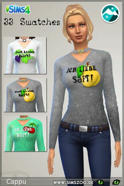 Pullover At Blacky’s Sims Zoo Sims 4 CC