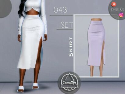 Set 043 – Skirt By Camuflaje Sims 4 CC