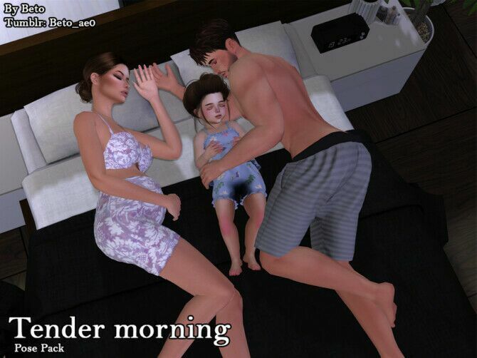 Tender Morning (Pose Pack) By Beto_Ae0 Sims 4 CC