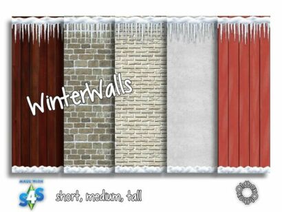 Winterwalls At All 4 Sims Sims 4 CC