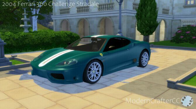 2004 Ferrari 360 Challenge Stradale At Modern Crafter CC Sims 4 CC