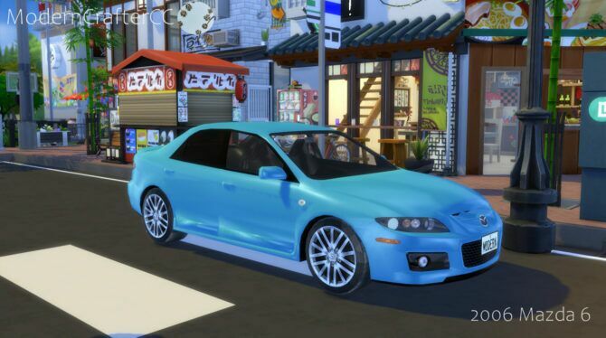 2006 Mazda 6 At Modern Crafter CC Sims 4 CC