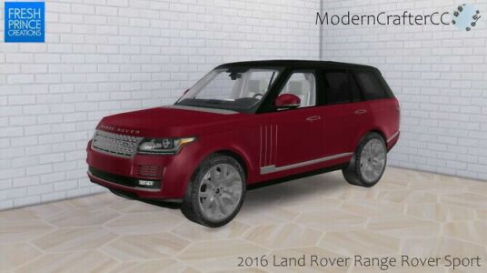 2016 Land Rover Range Rover Sport At Modern Crafter CC Sims 4 CC