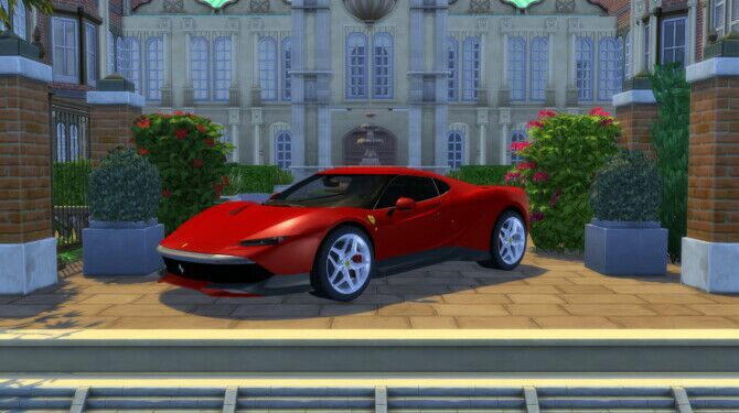 sims 4 cc 2018 ferrari sp30 deborah at lorysims 4