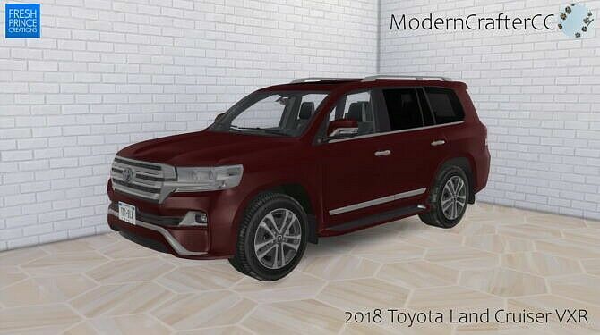 2018 Toyota Land Cruiser Vxr At Modern Crafter Cc Sims 4 CC