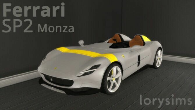 sims 4 cc 2019 ferrari monza sp2 at lorysims 2