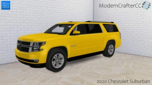 2020 Chevrolet Suburban At Modern Crafter CC Sims 4 CC