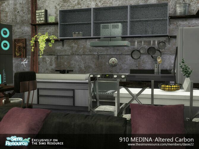 sims 4 cc 910 medina altered carbon suite by dasie2 4