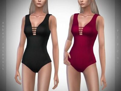 Amber Swimsuit By Pipco Sims 4 CC