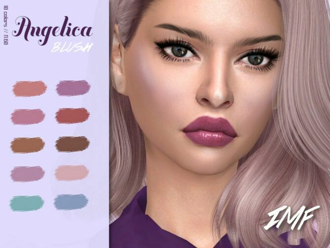 Angelica Blush N.60 By Izziemcfire Sims 4 CC