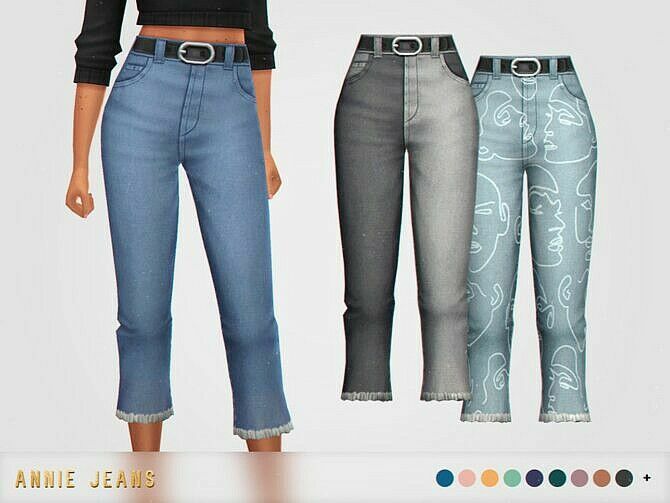 Annie Jeans By Pixelette Sims 4 CC