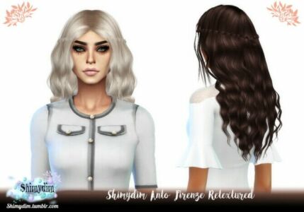 Anto Firenze Hair Retexture At Shimydim Sims Sims 4 CC