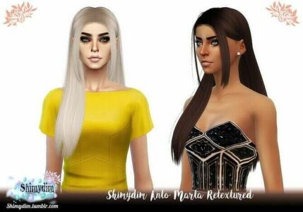 Anto Marta Hair Retexture At Shimydim Sims Sims 4 CC