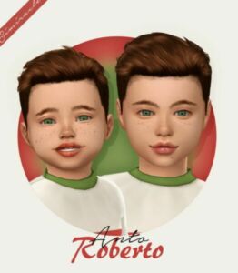 Anto Roberto Hair For Boys At Simiracle Sims 4 CC