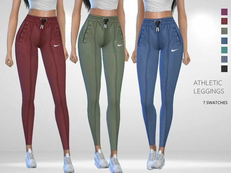 Athletic Leggings By Puresim Sims 4 CC