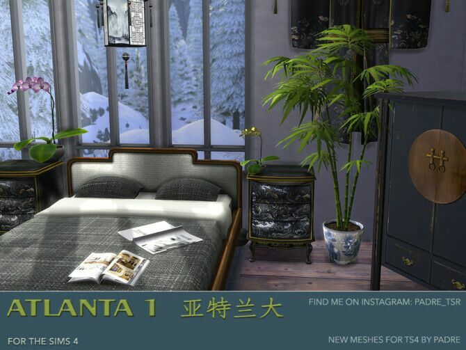 sims 4 cc atlanta 1 furniture and deco by padre 2