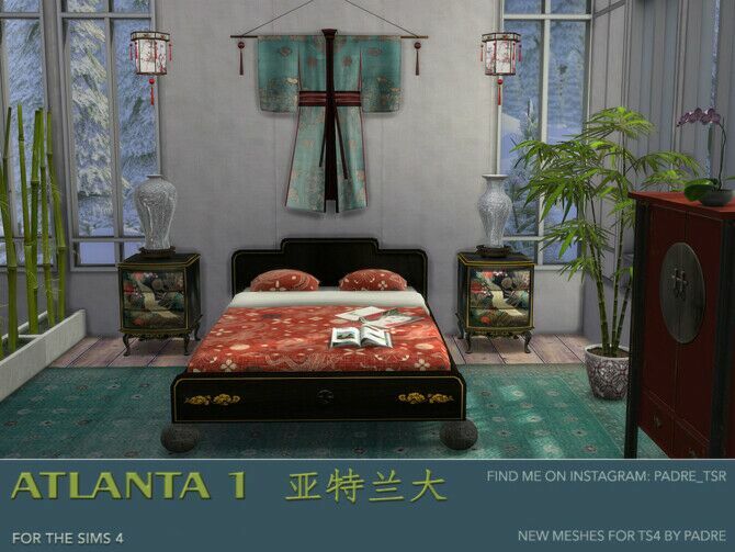 sims 4 cc atlanta 1 furniture and deco by padre 4