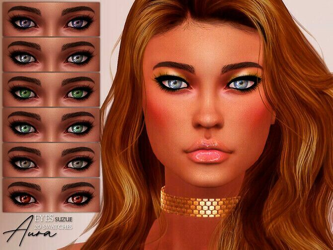 Aura Eyes N18 By Suzue Sims 4 CC