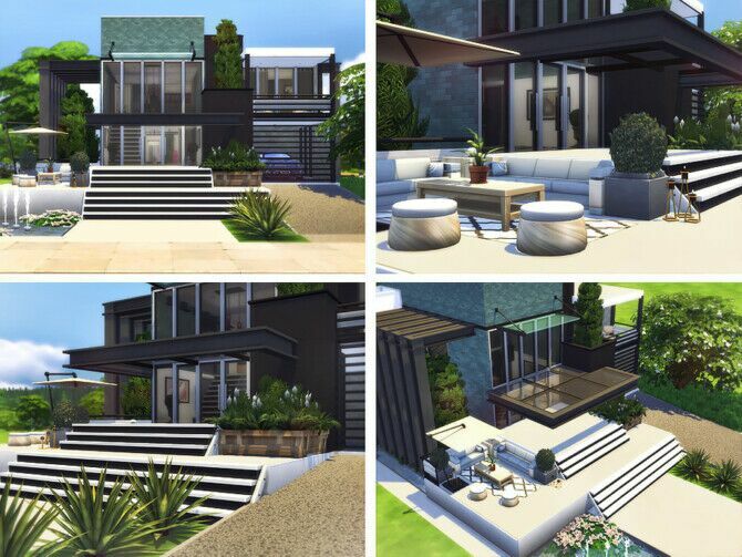 sims 4 cc austen house by rirann 4