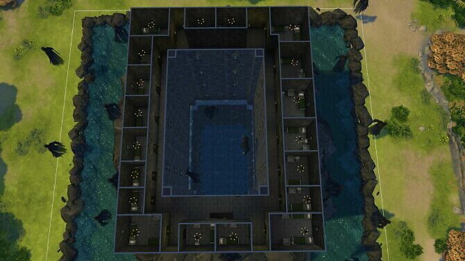 sims 4 cc azkaban prison harry potter builds by isandor at mod the sims 3