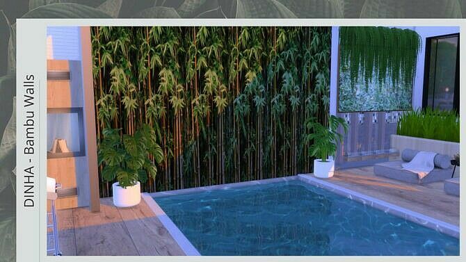 sims 4 cc bambu walls at dinha gamer 2