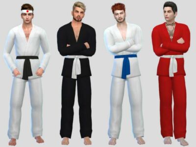 Basic Karate Uniform By Mclaynesims Sims 4 CC