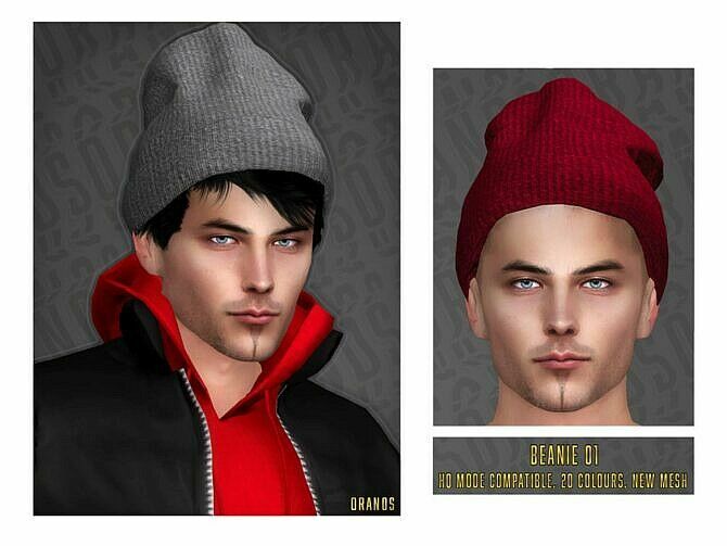 Beanie 01 By Oranostr Sims 4 CC