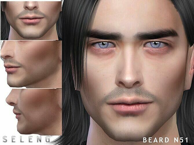 Beard N51 By Seleng Sims 4 CC