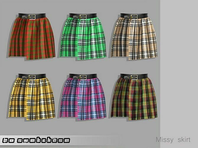 sims 4 cc belaloallure missy skirt by belal1997 2