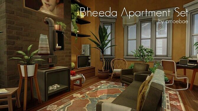 Bheeda Apartment SET At Picture Amoebae Sims 4 CC