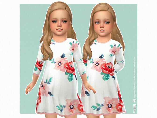 Bianca Dress By Lillka Sims 4 CC