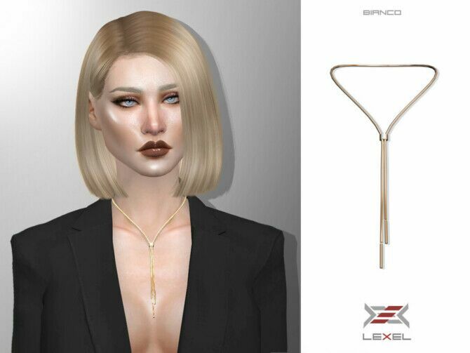 Bianco Necklace By Lexel_S Sims 4 CC