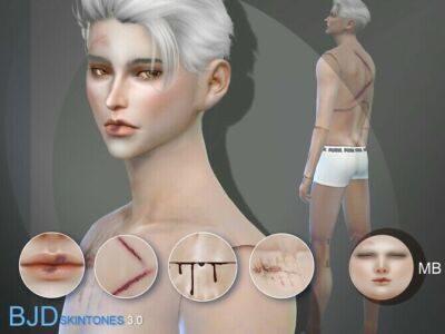 BJD3.0 Doll Skintones B For Male By S-Club Wmll Sims 4 CC