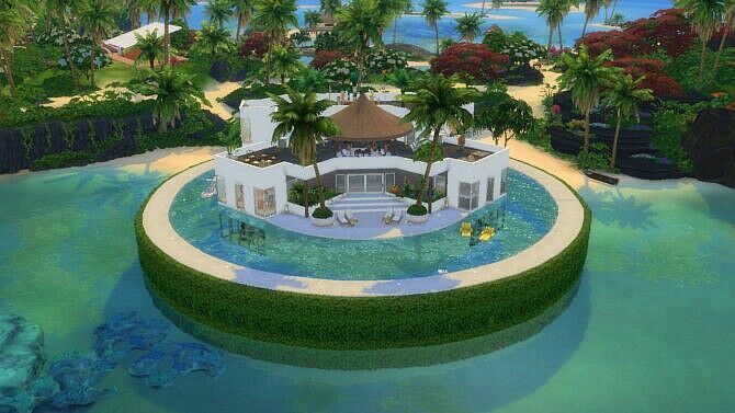 sims 4 cc blue pearl beach mansion by bellusim at mod the sims 2