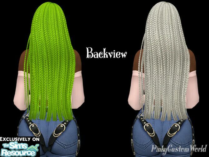 sims 4 cc bonus recolor of nightcrawlers lemonade hair by pinkycustomworld 3