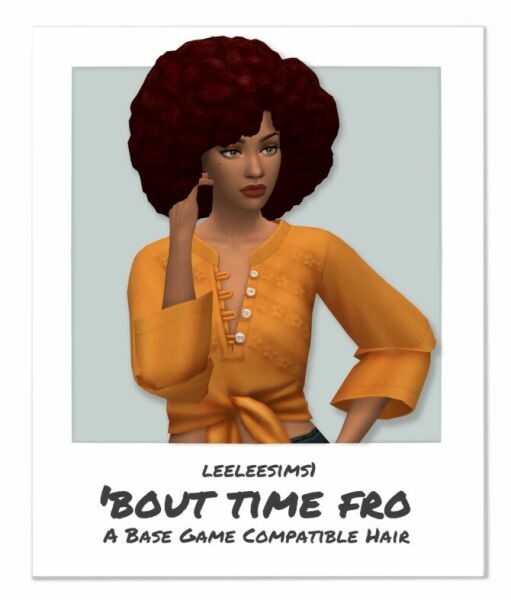 Bout Time FRO BGC Hair At Leeleesims1 Sims 4 CC