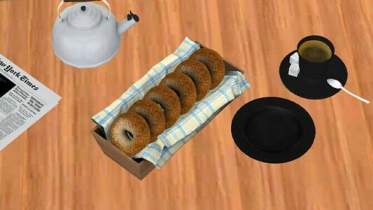 Breakfast Bagels At Sunkissedlilacs Sims 4 CC