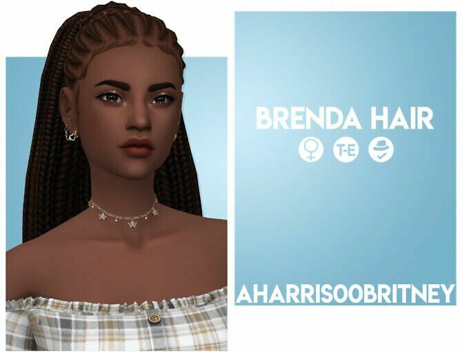 Brenda Hair At Aharris00Britney Sims 4 CC