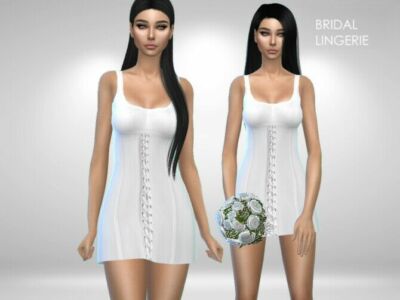 Bridal Nightgown By Puresim Sims 4 CC