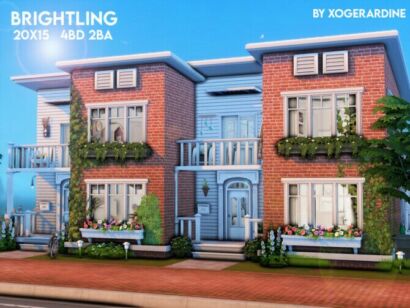 Brightling House By Xogerardine Sims 4 CC