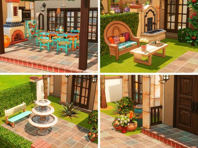 sims 4 cc casa feliz cinco de mayo by xogerardine 2